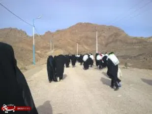 برگزاری اردوی زیارتی و پیاده روی خواهران بسیجی شاهرود