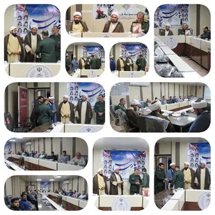 آیین تکریم و معارفه فرمانده حوزه مقاومت بسیج امام حسین علیه السلام  شهرستان پارسیان