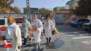 راهپیمایی بزرگ ضد صهیونیستی مردم شهید پرور شهرستان خوی