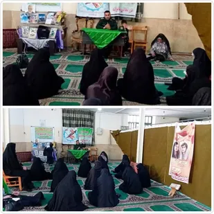 نشست بصیرتی جهاد تبیین در پایگاه بسیج شهیدبهشتی جلیل آباد