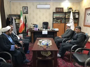 امضاء  تفاهم نامه  بین  آستان مقدس امامزادگان حضرتین(ع ) و کمیته امداد   شهرستان قدس