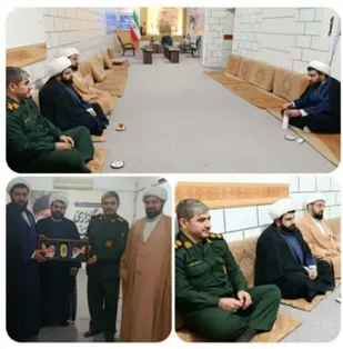 هم&zwnj;پیمانی برای هندیجان ،دیدار صمیمی فرمانده  و مسئول نمایندگی ناحیه مقاومت هندیجان  با امام جمعه شهرستان
