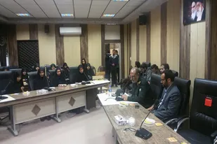 جلسه پرسش و پاسخ دانشجویان با فرمانده سپاه انصارالحسین(ع) همدان