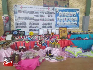 نمایشگاه اسوه در شهرستان ایجرود برگزار شد + تصاویر