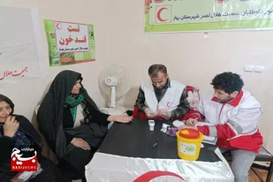 خدمت&zwnj;رسانی کاروان سلامت هلال&zwnj;احمر در روستای میرزاحصاری+تصاویر