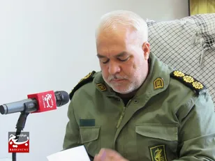 نشست خبری فرمانده ناحیه مقاومت بسیج سپاه باخرز برگزار شد