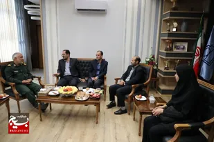 دیدار فرمانده سپاه انصارالرضا(ع) با رئیس دانشگاه علوم پزشکی بیرجند