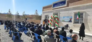 افتتاح خانه بهداشت روستای ده عرب با حضور مسئولین
