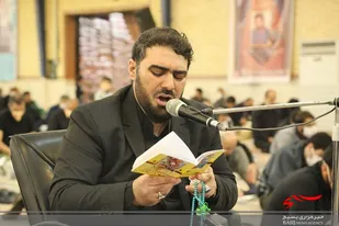 مراسم احیای شب بیست و سوم ماه مبارک رمضان در حسینیه عاشقان ثارالله سپاه ناحیه امام حسین(ع) کرج