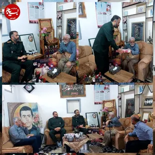 دیدار و تجلیل از خانواده شهید محمد جواد اصغری