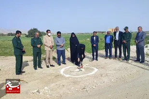 کلنگ&zwnj;زنی پروژه سازماندهی ورودی روستای زیزرا