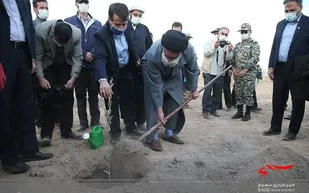 آیین کاشت  ۶۰۹۰ نهال به یاد شهدای استان قم
