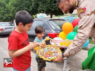 حال و هوای قدمگاه شهدا در روز میلاد امام رئوف