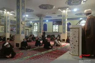 بزرگداشت حماسه 9دی در مسجد جامع قهاوند