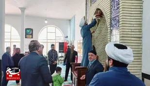 برگزاری آیین غبارروبی مساجد شهرستان نظرآباد&nbsp;در آستانه&zwnj;ی ماه رمضان
