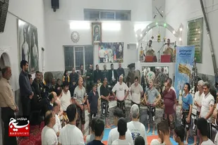 آیین تجلیل از پهلوانان آسمانی در کبودراهنگ برگزار شد