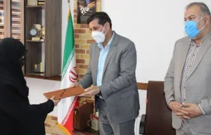 معارفه مسئول جدید امور شاهد و ایثارگران آموزش و پرورش پیشوا