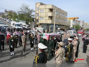 تشییع پیکر مطهر شهید خلیل رونده در کلیبر