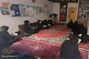 برگزاری عزاداری محرم توسط حوزه حضرت معصومه (س) در صالح آباد