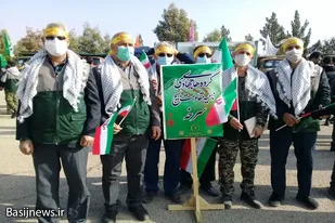 حضور بسیجیان سرخه ای در رزمایش سراسری جهادگران بسیجی