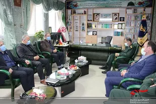 دیدار مدیرکل بهزیستی مازندران با فرمانده سپاه کربلا