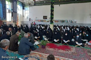 جزءخوانی روزانه قرآن کریم در مسجد جامع رزن