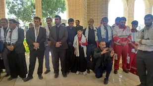غباررویی گلزارشهدا در کوهرنگ