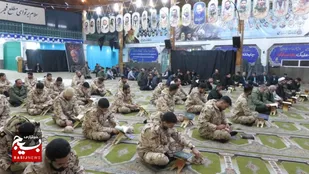 محفل انس با قرآن کریم در سپاه ساری