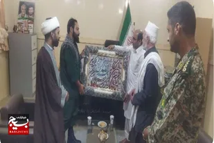 دیدار فرمانده ناحیه مقاومت بسیج سپاه مهرستان با مدیر آموزش و پرورش شهرستان