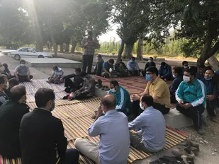 برگزاری پیاده روی کارکنان سپاه ناحیه شاهرود+ تصاویر