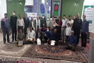 تجلیل از حلقات صالحین توسط حوزه شهید خادم پر قهورد سفلی