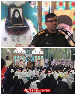 جشن تکلیف دختران دانش آموز در آستانه مبارکه امام زاده عبدالله آمل