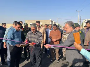 ۶ کیلومتر راه دسترسی و خط انتقال آب در روستای شاهجرد قم افتتاح شد