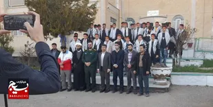 کاروان راهیان نور، دانش آموزان بسیجی شهر اردل