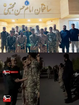 دیدارصمیمی&zwnj;بسیجیان  پایگاه  شهید محمد احترامی با فرمانده  سپاه امام سجادعلیه&zwnj;السلام
