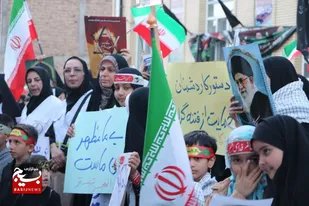تجدید بیعت بانوان شبستری با رهبر انقلاب