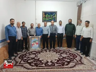 دیدار با خانواده محترم شهید والا مقام نورعلی عباسی از شهدای سرافراز شهر منتظران