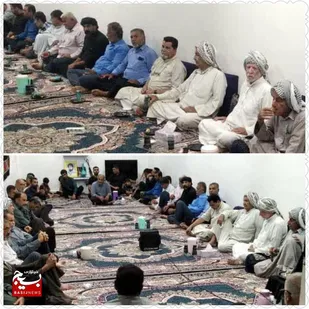 برگزاری مراسم روضه امام حسین (ع) و شهدای کربلا درروستای ناصرآباد هندیجان