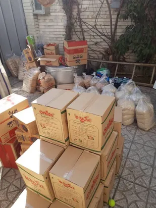 گروه جهای فاطمیه نیازمندان را خشنود کردند