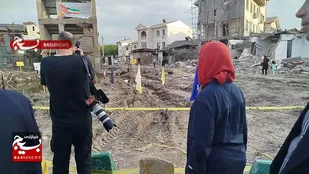 حضور سخنگوی وزارت خارجه و خبرنگاران خارجی در معراج شهدای آستانه اشرفیه