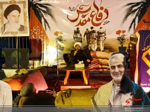 مراسم شبی با شهدا در مسجد فاطمه الزهرا (س) عالیشهر