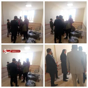 اهدای ۵۰ دست کاپشن و ۴۰ جفت کفش به دانش آموزان نیازمند شهرک حسین کلولی سردشت دزفول