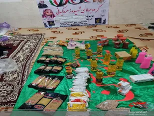 توزیع 200 بسته معیشتی بین مادران نیازمند در اهرم