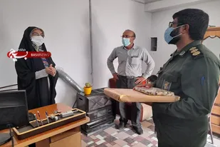 دیدار متفاوت فرمانده سپاه ناحیه داراب در روز خبرنگار