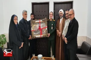 دیدار مسئولان شهرستان دشتی با فرمانده سپاه امام رضا (ع)