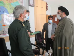 رئیس اداره عشایر استان با جناب سرهنگ نوری زاده دیدار کرد