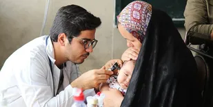 اردوی جهادی از جنس سلامت/ &zwnj;عطر خوش مهربانی در روستای &laquo;مرق&raquo; ساوه