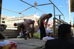 کمک طلاب بخش فلارد لردگان به سیل زدگان کشور