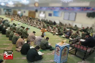 اولین محفل انس با قرآن کریم در تیپ انصارالحسین(ع) همدان