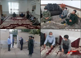 دیدار با آزادگان سرافراز با حضور فرمانده حوزه علی ابن ابیطالب(ع) اسفراین